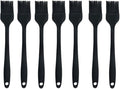 Silicone brush, Oil Brush for BBQ Kitchen Cooking Baking and Grilling (7 PCS,black)