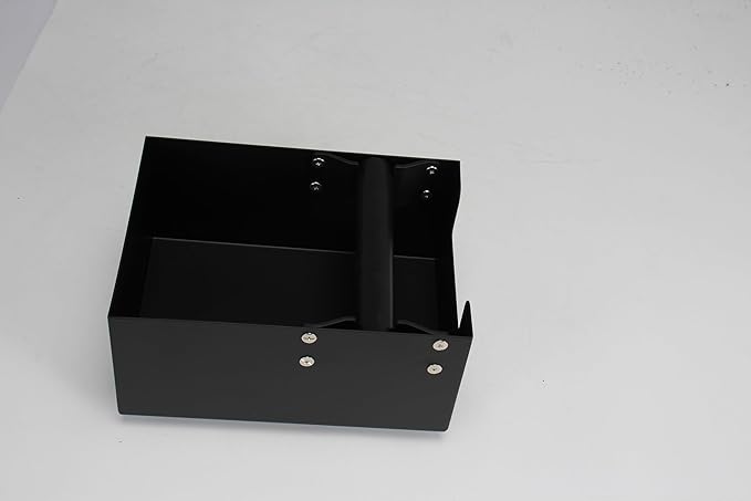 Espresso Knock Box,Coffee Grounds Pucks Knock Box with Removable Rubber Knock Bar and Non-Slip Base (Matte Black)