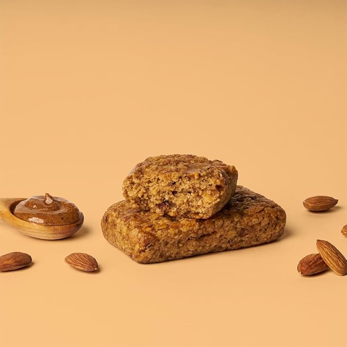 Bobo's Almond Butter Oat Bars, Gluten Free, Non-GMO, Whole Grain Oats, Pack of 12 | Snack Bars | On-the-Go | Made with Simple Ingredients