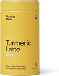 Morning Made Turmeric Latte Powder | Organic Turmeric, Ginger, Cinnamon & Black Pepper Blend, Caffeine-Free Coffee Alternative | Vegan, Gluten-Free, Low Sugar | 10.6oz (60 Serves)