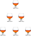 1.75oz Mini Shot Glass Set of 6 - Clear, Super Cute, Perfect for Tasting Brandy - Glass Snifters