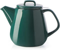 Sweejar 40oz Tea pot with Removable Stainless Steel Infuser,Dishwasher Safe Tea Pots for Loose Tea,Tea Pots with Infuser for Chrismas Women Gift(Jade)