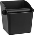 Large Square Knock Box Shock-absorbent Knock Box Espresso with Removable Knock Bar and Non-Slip Base Espresso Accessories for Home/Office (Large Black Knock Box)
