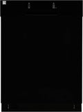 Kenmore 24" Built-in Stainless Steel Tub Dishwasher SmartWash, UltraWash, SmartDry Plus, MoreSpace Adjustable Rack and Leak Detect, Energy Star Certified, Black