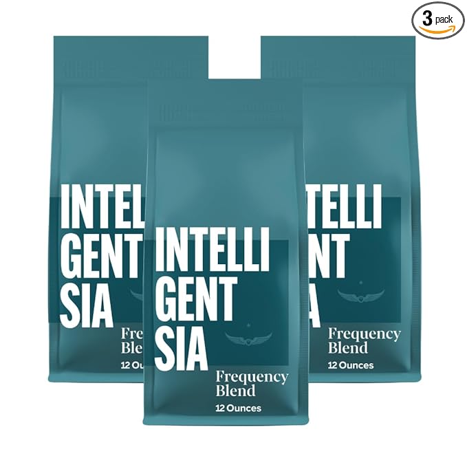 Intelligentsia Coffee, Medium Roast Whole Bean Coffee - Frequency Blend 36 Ounces (3 Bags of 12 Ounces)