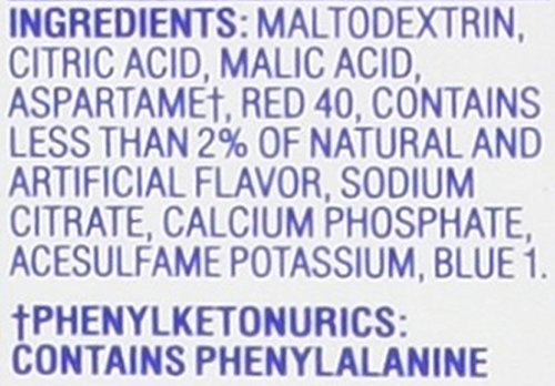 Crystal Light On The Go Raspberry Ice, 10-Packet Boxes (Pack of 4)