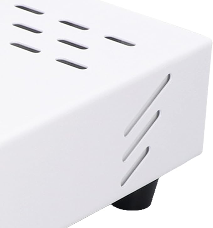 Coffee Knock Box Drawer, stainless steel Coffee Powder Box, Coffee Knock Box with Removable Rubber Strike Wood Pole and Non Slip Base (White)