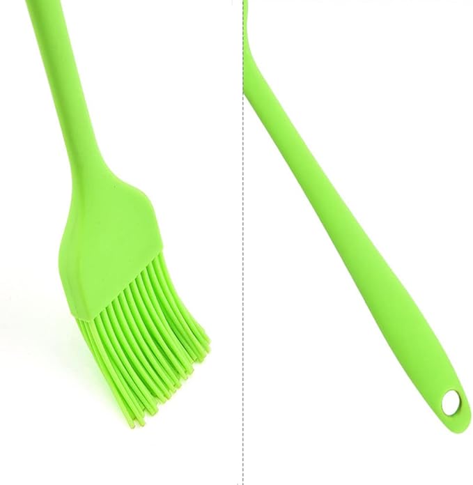 Silicone brush, Oil Brush for BBQ Kitchen Cooking Baking and Grilling(5 PCS,Black)