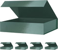 Green Gift Boxes 11x7.8x2.3 Inches, Shirt Gift Boxes for Presents Magnetic Closure for Clothes (5 Pack)