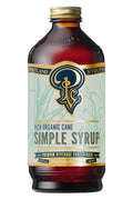 Portland Syrups Organic Cane Simple Syrup - Drink Mix for Exceptional Cocktails, Sugar for Drinks, for Coffee, Mocktails, Baking, 12 oz, 24 Servings - Pack of 1