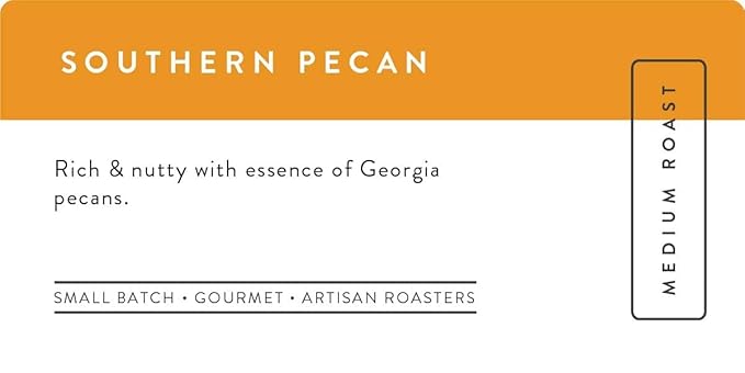 Sarasota Coffee Ground Southern Texas Butter Pecan | Medium Roast Gourmet Flavored Coffee Grounds | Low Acid, Mold Free, Specialty Grade Flavored Bulk Ground Coffee | 5lb (80 oz)