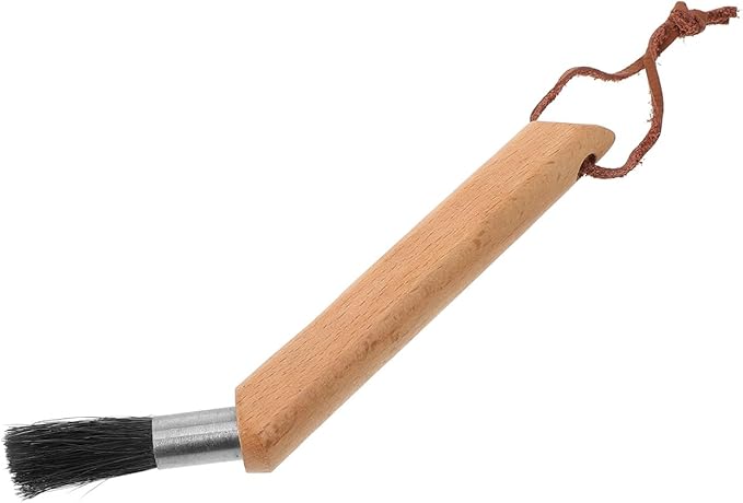 Artibetter Coffee Machine Cleaning Brush - Multi-Functional Wood and Bristle Brush for Thorough Espresso Grinder Maintenance
