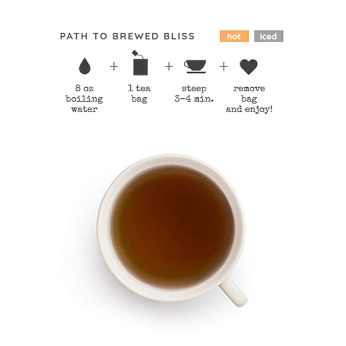 Good Earth Tea Sweet & Spicy Chai Black Tea, 18 Teabags (Pack of 6)