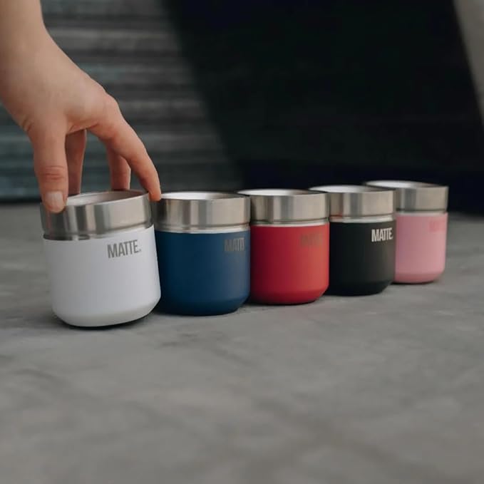 Matte 6.5 oz Yerba Mate Gourd and Bombilla Set - Includes DS Pro Box - BPA Free Yerba Mate Set Kit with Mate Straw, Elegant Design, Non-Slip Base (Blue)