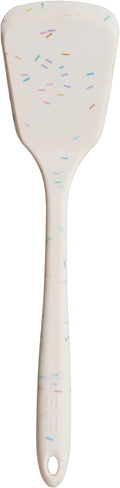 GIR: Get It Right Silicone Turner - Non-Stick Heat Resistant Silicone Spatula Turner for BBQs & Cookouts - Lifts, Flip, and Transfer Food Items - 13 Inch, Sprinkles