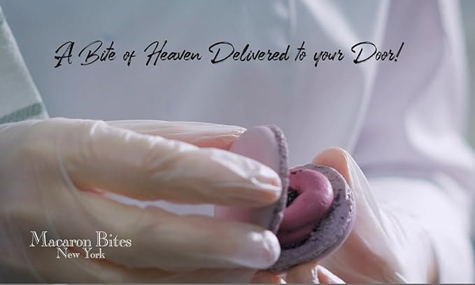 Vanilla Macaron Cookies Gift Box - 12 Count