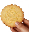 2025 Personalized Christmas Cookie Stamp Unique 3D Embossed Design Fun Tool for Baking Art (E)