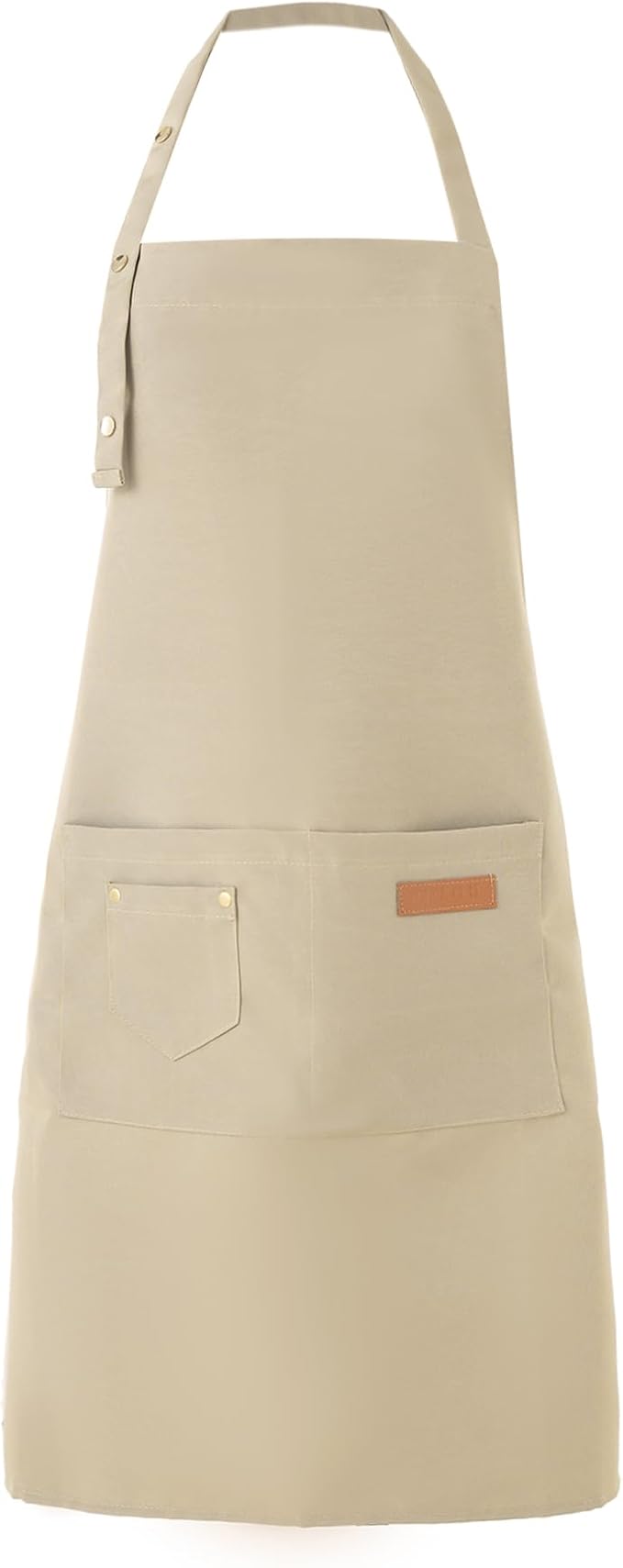 Tosewever Art Aprons for Women Painting Pottery Baking, Mens Buckle Straps Kitchen Apron with Pockets for Chef Cooking
