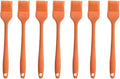 Silicone brush, Oil Brush for BBQ Kitchen Cooking Baking and Grilling (7 PCS,orange)