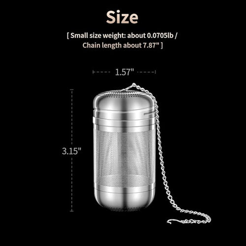 2 Pack 316 Stainless Steel Tea Infuser for Loose Tea, Tea Infuser for Cooking, Extra Fine Mesh Tea Strainers, Tea Strainers for Loose Tea (2 Pack - Small)