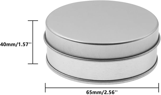 Metal Empty Boxes, Tin Boxes with Lid,Small Silver Tin Boxes,Stackable Organizer Containers,8PCS Storage Tin for Home Outdoor Active Storage Containers