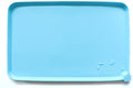 Hoki Found L Silicone Pet Food Mats - Non Slip Dog Cat Bowl Placemats - Waterproof Dog Cat Food Mats for Carpet - Arctic