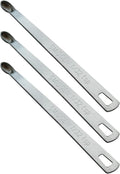 3PCS 1/32 Teaspoon(1/32tsp, 0.16ml, Smidgen) Single Tiny Measuring Spoon, Small Individual Stainless Steel Measure Spoons Only