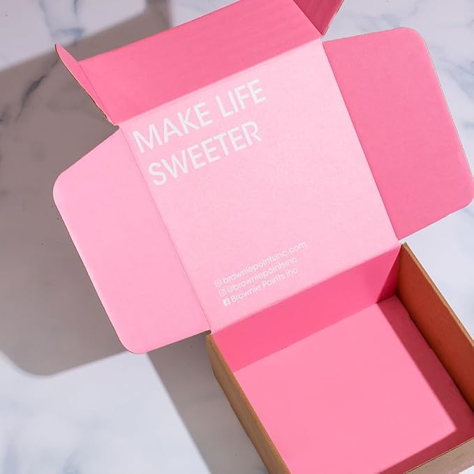 Brownie Points Baby Brownies, 50-Individually Wrapped, Fine and Fresh Ingredients, Gift Box and Gifts Baskets for all Occasions, Fudge Chocolate Brownies, Baked from Scratch, Gourmet Sweet Desserts