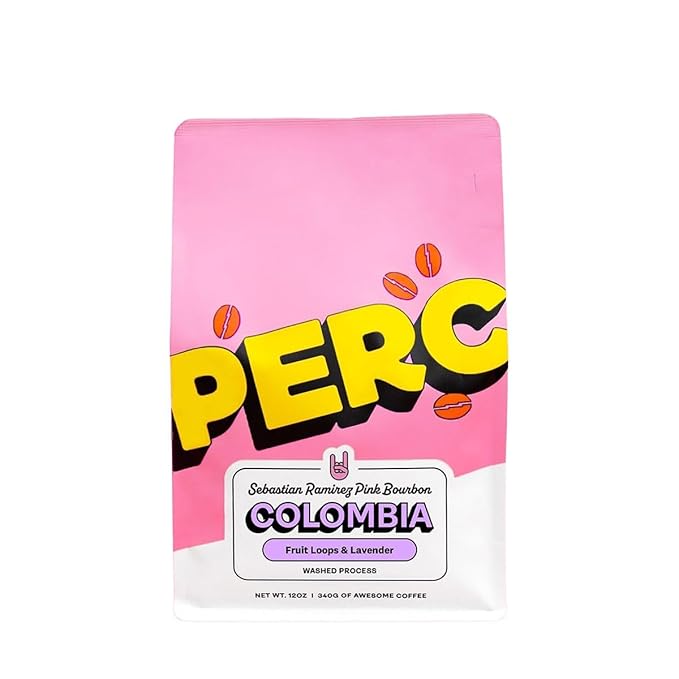 Colombia Sebastian Ramirez Pink Bourbon - Roasted by Perc Coffee - Whole Bean Coffee - 2 Pound Bag