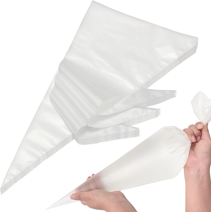 Extra Large 26 inch Piping Bags 50 Pack - HOMIOVEXXL Disposable Piping Bags Thickened Pastry Bags Frosting Bags Anti Burst Cake Decorating Bags for Cake Decorating