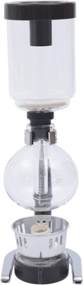 Siphon Syphon Coffee Maker Tabletop Glass Siphon Pot Syphon Coffee Maker Siphon Vacuum Coffee Maker Black (3 Cups(360ml))
