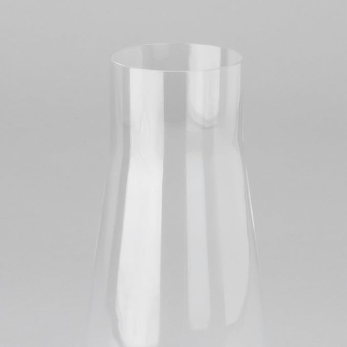 Fable Premium Wine Set - Includes 4 Crystal Wine Glasses and 1 Durable Glass Carafe - Dishwasher Safe Crystalware Bundle with Matching Carafe, Clear