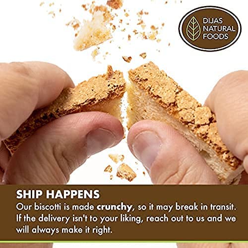 DIJAS Natural Foods, Crunchy Fat Free Biscotti Cookie, All Natural Preservative Free Ingredients, Delicious Low Calorie Snack (4 Pack, Chocolate Lovers)