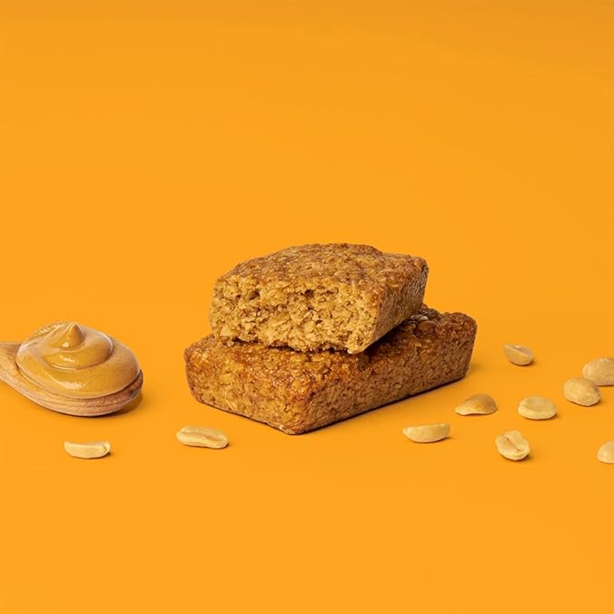 Bobo's Peanut Butter Oat Bars, Gluten Free, Non-GMO, Whole Grain Oats, Pack of 12 | Snack Bars | On-the-Go | Made with Simple Ingredients