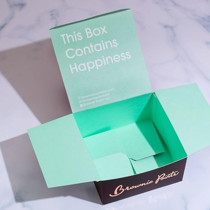 Brownie Points Baby Brownies, 36-Individually Wrapped, Fine and Fresh Ingredients, Gift Box and Gifts Baskets for all Occasions, Fudge Chocolate Brownies, Baked from Scratch, Gourmet Sweet Desserts