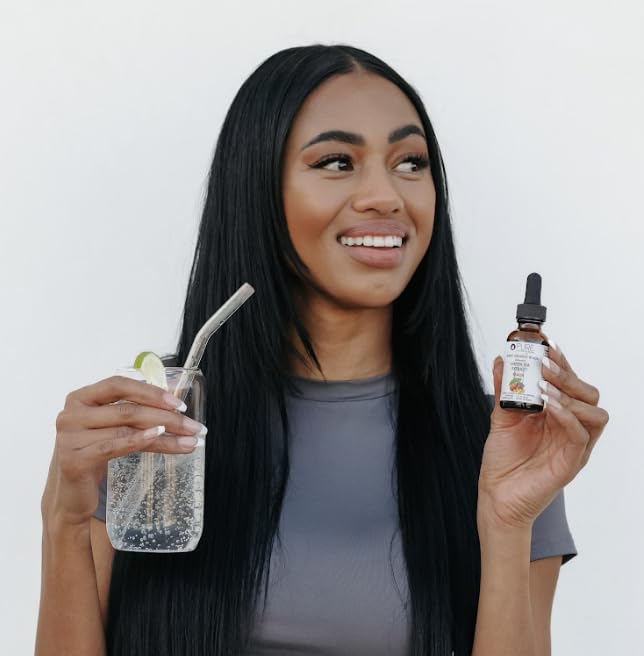 Pure Inventions - Green Tea Raspberry & Peach Water Infusion Drops -Antioxidants & Electrolytes -Health & Wellness -Immune Support -Sugar Free, Zero Calorie, No Artificial Sweeteners -30 Servings Each