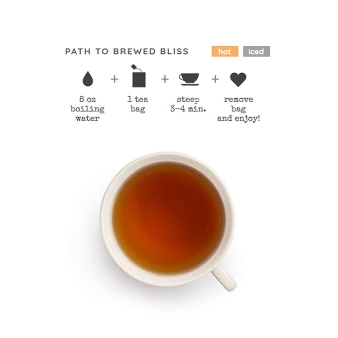 Good Earth Sweet & Spicy, Caffeine Free Peppermint Herbal Tea, Black 18 Tea Bags (Pack of 6)