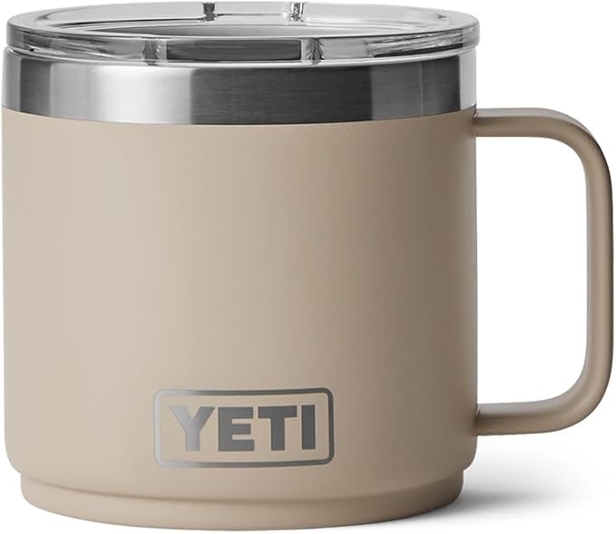 YETI Rambler 14 oz Stackable Mug, Vacuum Insulated, Stainless Steel with MagSlider Lid