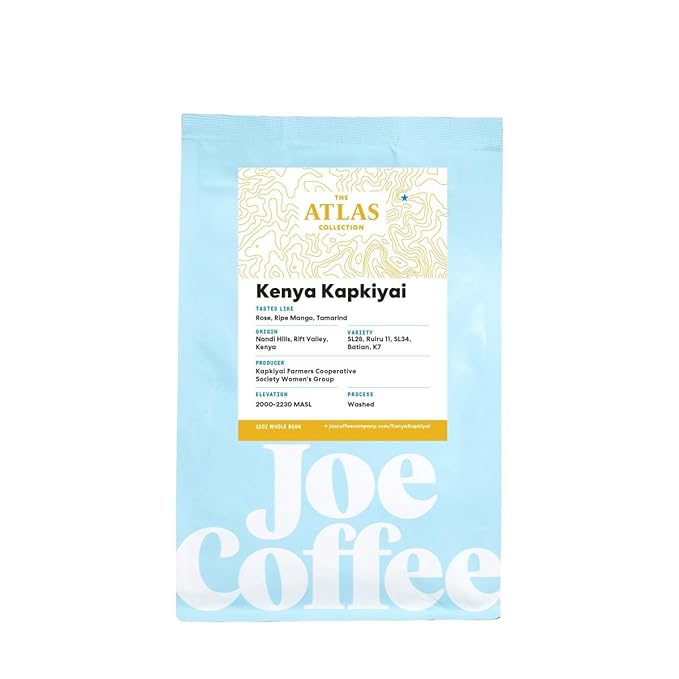 Kenya Kapkiyai - Roasted by Joe Coffee Company - Whole Bean Coffee - 2 Pound Bag