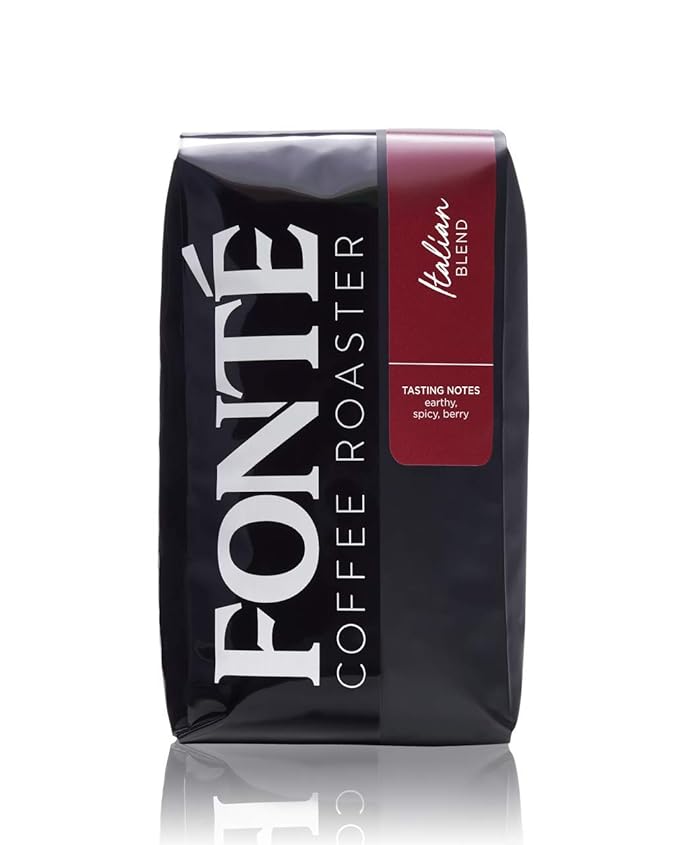 Fonte Coffee Roaster - Drip - Medium-Dark Fresh Roast - Roasted in Seattle - Single Origin - Earthy, Spicy, Blueberry - 12 oz - Italian
