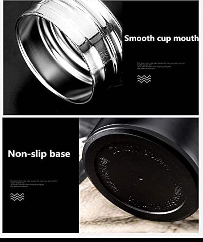 17 oz Car Logo Black Frosted Travel Mugs & Tumblers Vacuum Insulated Stainless Steel Thermal Bottle Fashion Business Thermal Cup for Hot or Cold Drink Coffee Or Tea (fit genesis)