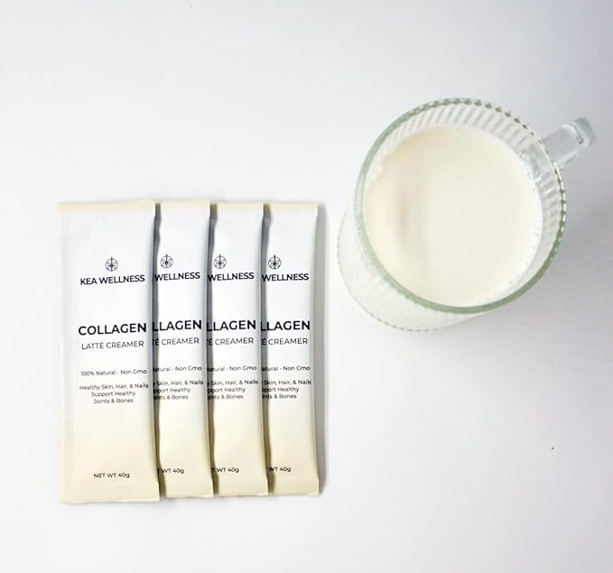 All-Natural Liquid Collagen Coffee Creamer – Premium Bovine & Marine Peptides (Types I, II, III) for Hair, Skin, Nails, Bones & Joints – Hydrolyzed, Single-Serve, 12-Pack – Boost Health & Beauty Naturally