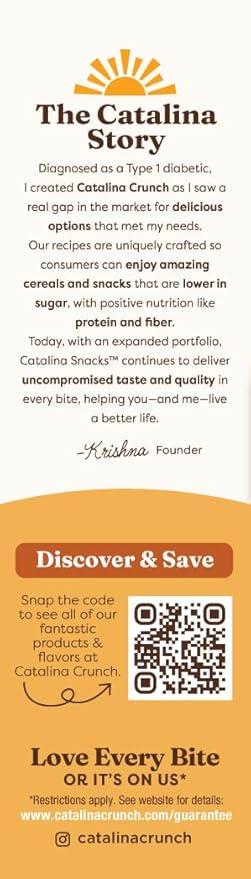 Catalina Crunch Protein Cookies, 4g Protein per Serving | Low-Sugar Sandwich Cookies | Gluten Free, Vegan | Keto Dessert Snacks - Peanut Butter, 5.9 oz. (14 Count) (Pack of 2)