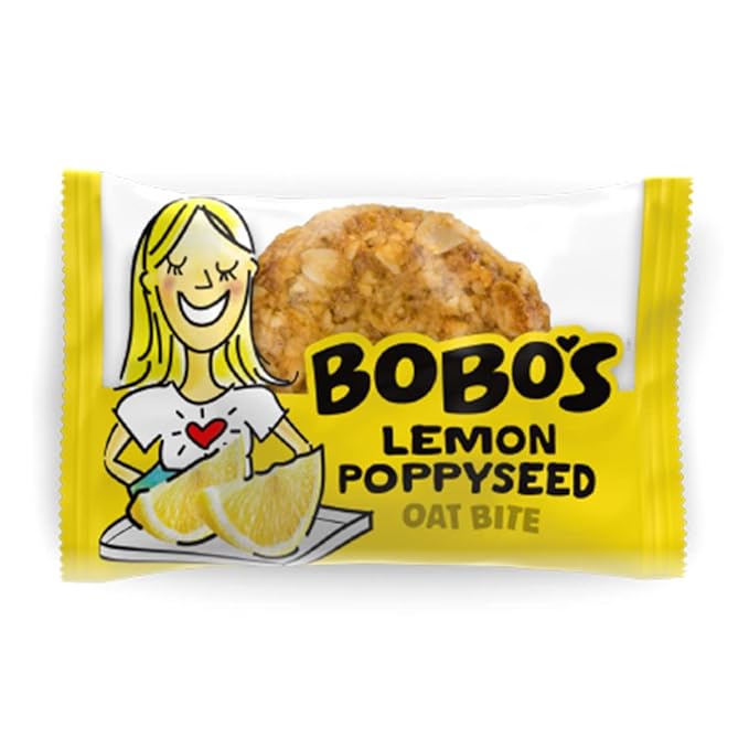 Bobo's Fruit Bite Variety Pack, Apple Pie Bites (15 Bites) and Lemon Poppyseed (15 Bites) (Fruit Bites)