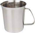 Measuring Cup, Stainless Steel Measuring Cup (16 Ounce/ 0.5 Liter- 2 Cup), Milk Frothing Pitcher, Steaming Pitcher, Milk Frothing Cup Jug with Marking with Handle for Espresso Machines, Latte Art