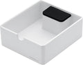 Normcore Compact Knock Box, Metal Espresso Knock Box, Heavy-Duty Knockbox, Anodized Aluminum, Espresso Accessories for Coffee Grounds, White