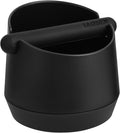 Knock Box 6 Inch Extra Large Capacity Design Espresso Knock Box Shock-absorbent Knock Box Espresso with Removable Knock Bar and Non-Slip Base Espresso Accessories for Home/Office