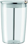 WUYAN Glass Milk Container, Clear.Glass milk storage container is perfect for use with the Jura Automatic Coffee Centers.
