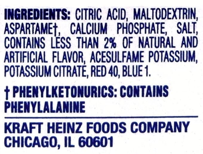 Crystal Light Concord Grape, 12-Quart 2.01-Ounce Canister (Pack Of 4)