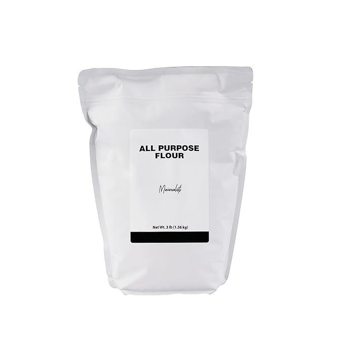 Minimalist All Purpose Flour, Ideal for Baking and Cooking, Packaged in a Refillable Bag (3 Pound)